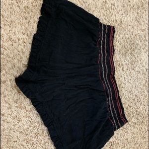 flowy ruffled bottom shorts